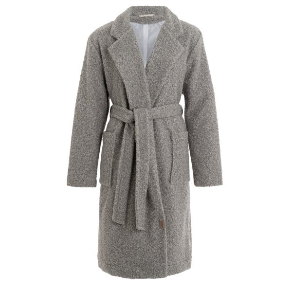 Knit Factory Esra takki, vaaleaharmaa