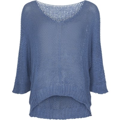 Marta du Chateau Betina neule, jeans sininen